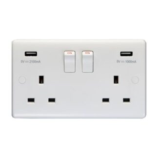 Eurolite PL4620 2-Gang USB Socket (LEAD TIME: 2-3 DAYS)