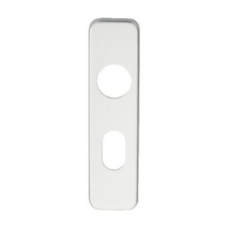 Eurospec PLU9001SAA Safety Lever Oval Lock Covers (LEAD TIME: 2-3 DAYS)