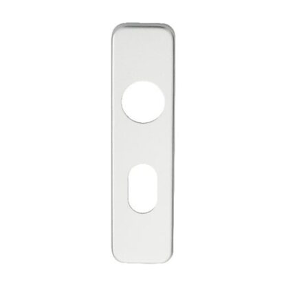 Eurospec PLU9001SAA Safety Lever Oval Lock Covers (LEAD TIME: 2-3 DAYS)