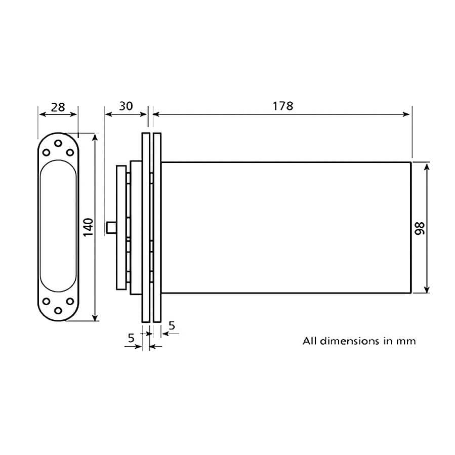 Perko Powermatic R100 Concealed Hydraulic Door Closer - Image 8