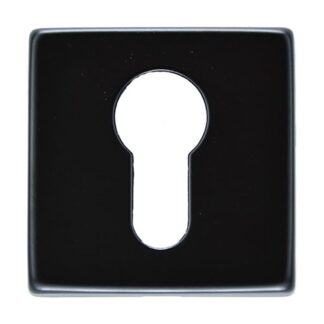 Manital QE001BLK Square Euro Profile Escutcheon (LEAD TIME: 2-3 DAYS)