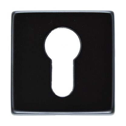 Manital QE001BLK Square Euro Profile Escutcheon (LEAD TIME: 2-3 DAYS)