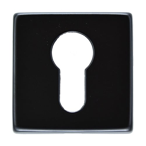 Manital QE001BLK Square Euro Profile Escutcheon (LEAD TIME: 2-3 DAYS)