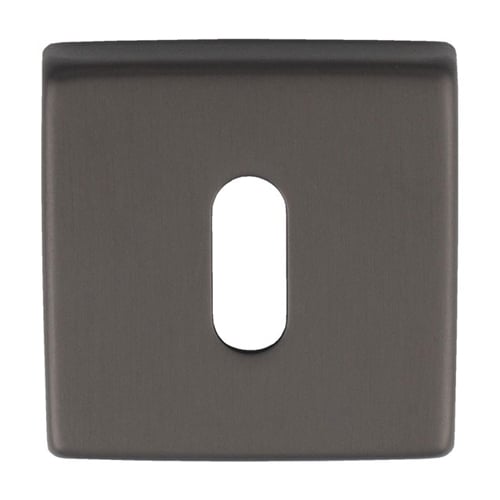 Manital QE003ANT Manital Square Standard Key Escutcheon - Anthracite (LEAD TIME: 2-3 DAYS)