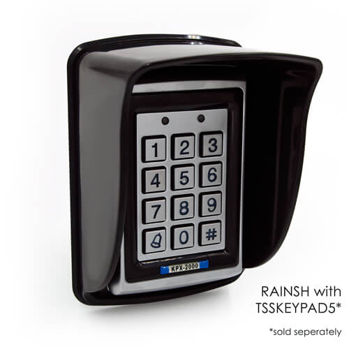 TSS Keypad External Use Rainshield for use with: TSSKEYPAD3, 4 & 5 - Image 2