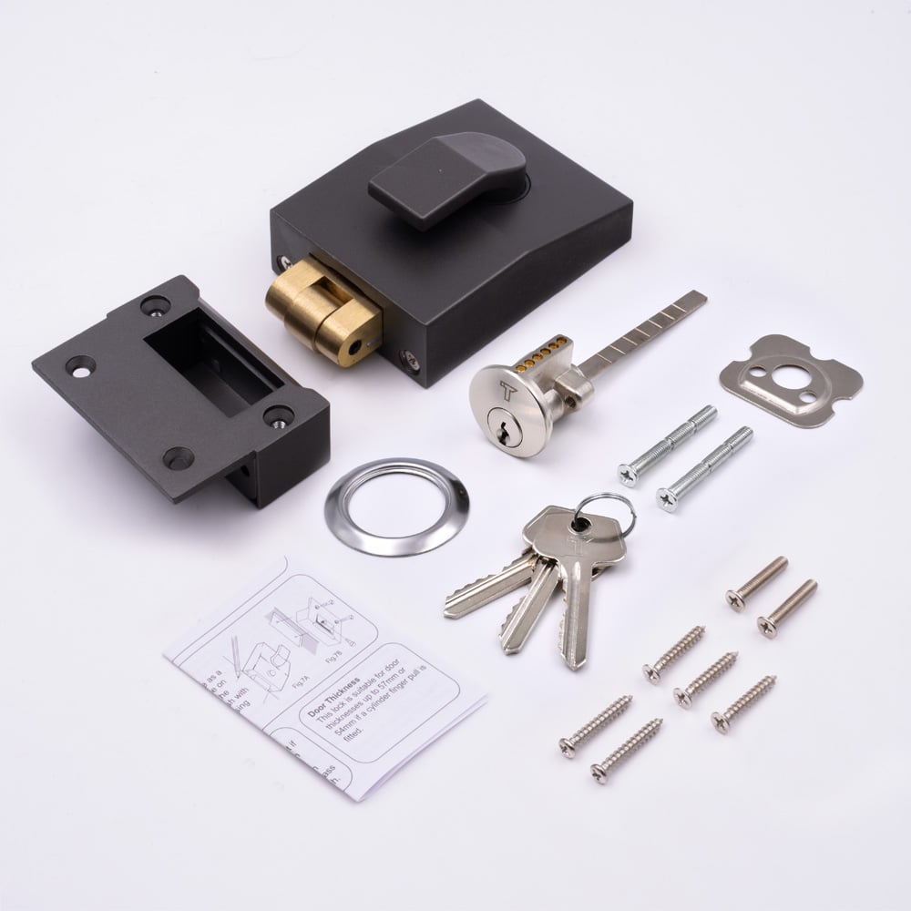TSS 6 Pin Modern Rollerbolt Nightlatch 60mm - Image 8