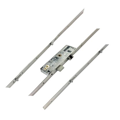 Roto C600 C650 Latch Deadbolt 4 Mushrooms Flat 16mm Faceplate Multipoint Door Lock - Key Wind