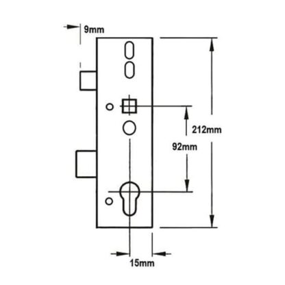 Roto C600 Genuine Multipoint Gearbox - Key Wind - Image 2