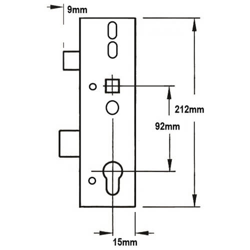 Roto H650 Genuine Multipoint Gearbox - Lift Lever - Image 2