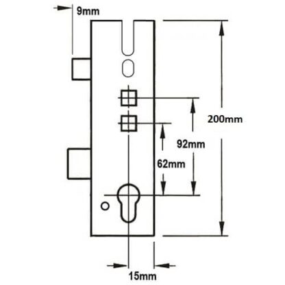 Roto H500 MVD500 Genuine Multipoint Gearbox - Lift Lever or Double Spindle - Image 2