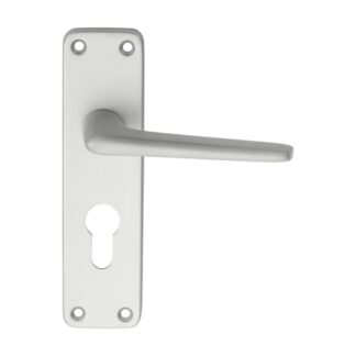 Eurospec SAA21Y Aluminium Lever On Euro Lock Backplate (LEAD TIME: 2-3 DAYS)