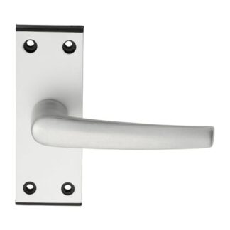 Eurospec SAA61 Aluminium MIAL Lever On Latch Backplate (LEAD TIME: 2-3 DAYS)