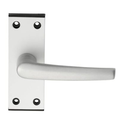 Eurospec SAA61 Aluminium MIAL Lever On Latch Backplate (LEAD TIME: 2-3 DAYS)