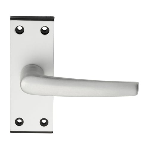 Eurospec SAA61 Aluminium MIAL Lever On Latch Backplate (LEAD TIME: 2-3 DAYS)