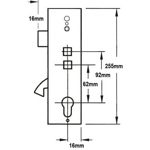 Safeware Genuine Multipoint Gearbox - Lift Lever or Double Spindle - Image 2