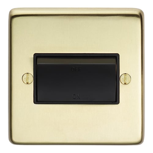 Eurolite SBFSWB- Stainless Steel Fan Switch - Satin Brass (LEAD TIME: 2-3 DAYS)