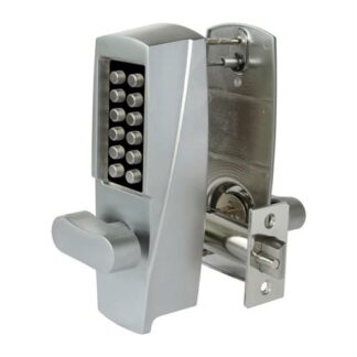 CQR SBL700 Push Button Lock | Easy Code | Knob | Satin Chrome | 1 - 10 Digits (LEAD TIME: 2-3 DAYS)