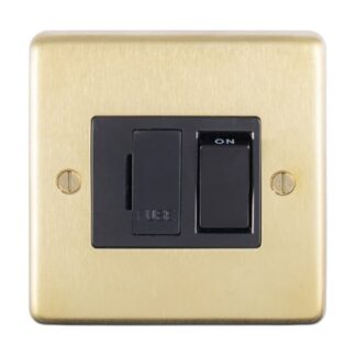 Eurolite SBSWFB- Stainless Steel Switched Fuse Spur - Satin Brass (LEAD TIME: 2-3 DAYS)
