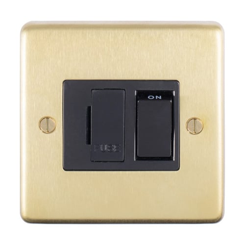 Eurolite SBSWFB- Stainless Steel Switched Fuse Spur - Satin Brass (LEAD TIME: 2-3 DAYS)