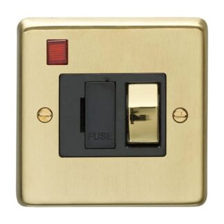 Eurolite SBSWFNB- Stainless Steel Switched Fuse Spur - Satin Brass (LEAD TIME: 2-3 DAYS)