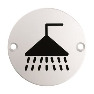 Eurospec SEX1014SSS Signage Shower Symbol (LEAD TIME: 2-3 DAYS)