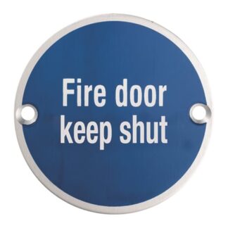 Eurospec SEX1016SSS Signage Fire Door Keep Shut (LEAD TIME: 2-3 DAYS)