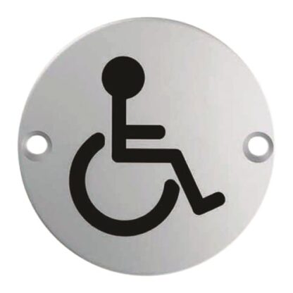 Eurospec SEX1017SSS Signage Disabled Symbol (LEAD TIME: 2-3 DAYS)