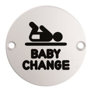 Eurospec SEX1019SSS Signage Baby Change Symbol (LEAD TIME: 2-3 DAYS)