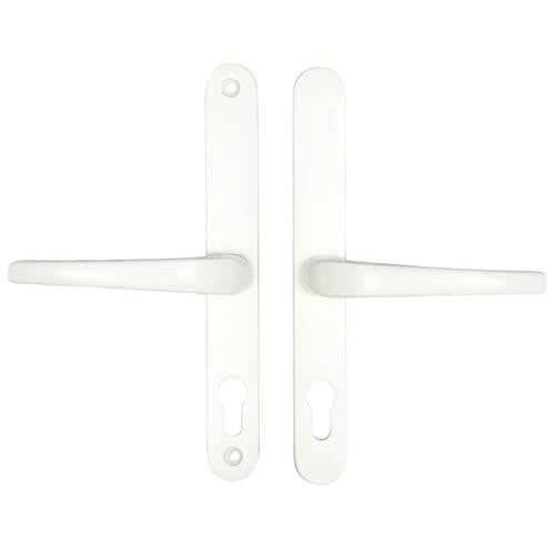 Cego Lever Lever UPVC Multipoint Door Handles -  70mm PZ Sprung 215mm Screw centres