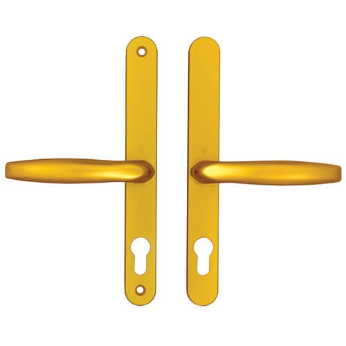 Hoppe/Fullex Lever Lever UPVC Multipoint Door Handles -  68mm PZ Sprung 215mm Screw Centres - Image 3
