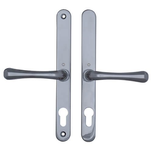 Hoppe/Fullex Lever Lever UPVC Multipoint Door Handles -  68mm PZ Sprung 215mm Screw Centres - Image 4