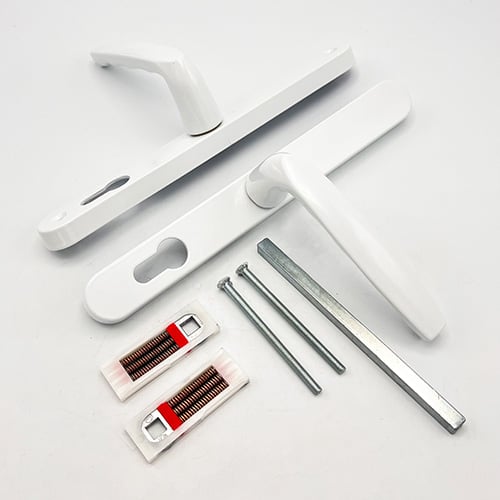 Hoppe/Fullex Lever Lever UPVC Multipoint Door Handles -  68mm PZ Sprung 215mm Screw Centres - Image 8