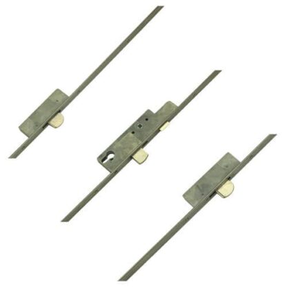 Sobinco Latch 3 Drop Bolts Key Wind Operated Multipoint Door Lock - Flat 16mm or 20mm Faceplate - Image 7