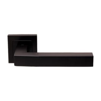 Eurospec SSL1401MB Alvar Designer Lever On Sprung Square Rose (LEAD TIME: 2-3 DAYS)