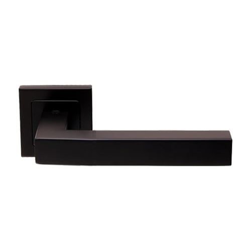 Eurospec SSL1401MB Alvar Designer Lever On Sprung Square Rose (LEAD TIME: 2-3 DAYS)