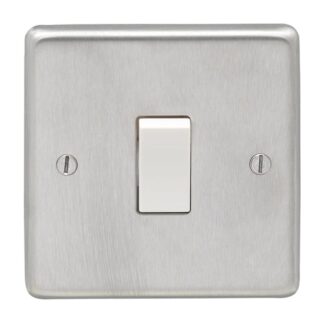 Eurolite SSS20ASWW- Stainless Steel 20Amp Switch - Satin- Stainless Steel (LEAD TIME: 2-3 DAYS)