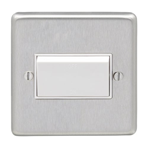 Eurolite SSSFSWW- Stainless Steel Fan Switch - Satin- Stainless Steel (LEAD TIME: 2-3 DAYS)