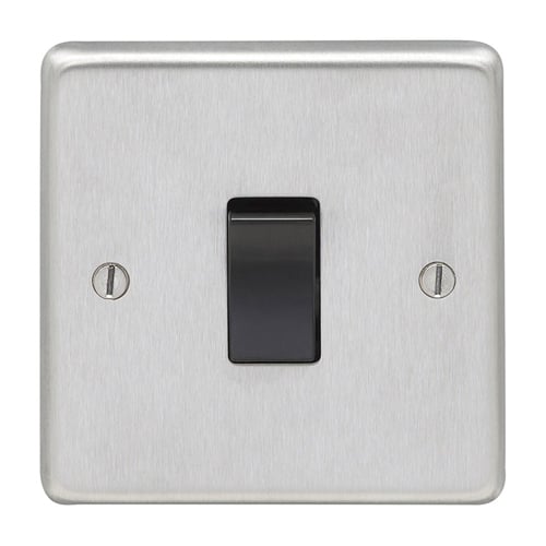 Eurolite SSSINTB- Stainless Steel Intermediate Switch - Satin- Stainless Steel (LEAD TIME: 2-3 DAYS)