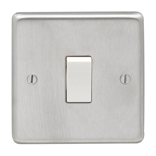 Eurolite SSSINTW- Stainless Steel Intermediate Switch - Satin- Stainless Steel (LEAD TIME: 2-3 DAYS)