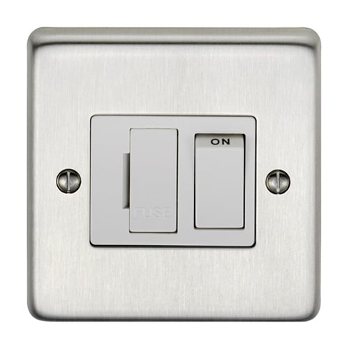 Eurolite SSSSWFW- Stainless Steel Switched Fuse Spur - Satin- Stainless Steel (LEAD TIME: 2-3 DAYS)