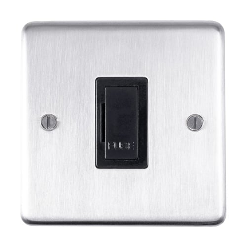 Eurolite SSSUSWFB- Stainless Steel Unswitched Fuse Spur - Satin- Stainless Steel (LEAD TIME: 2-3 DAYS)
