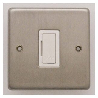 Eurolite SSSUSWFW- Stainless Steel Unswitched Fuse Spur - Satin- Stainless Steel (LEAD TIME: 2-3 DAYS)