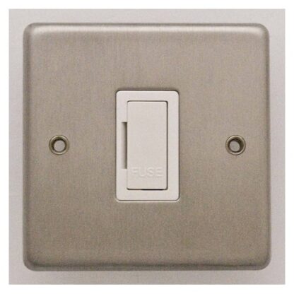 Eurolite SSSUSWFW- Stainless Steel Unswitched Fuse Spur - Satin- Stainless Steel (LEAD TIME: 2-3 DAYS)