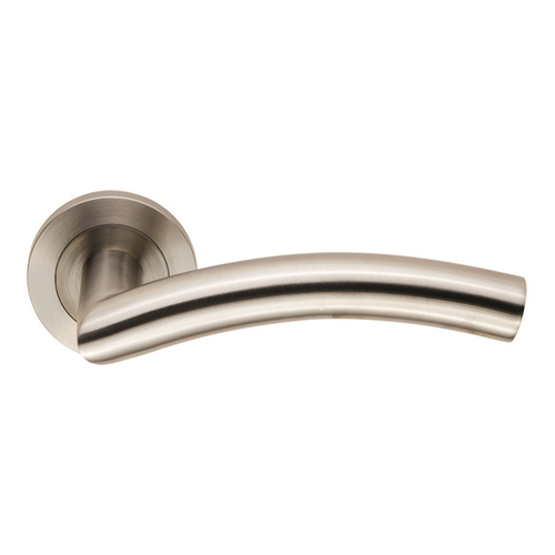 Eurospec SWL1196SSS Steelworx SWL Dresda Lever On Rose (LEAD TIME: 2-3 DAYS)