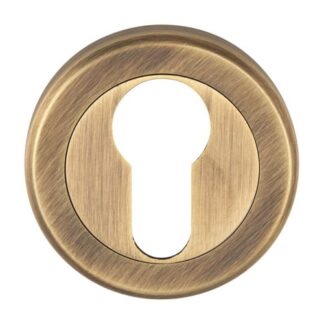 Serozzetta SZM001AB Euro Profile Escutcheon - Antique Brass (LEAD TIME: 2-3 DAYS)