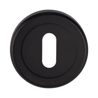 Serozzetta SZM003MB Standard Profile Escutcheon - Matt Black (LEAD TIME: 2-3 DAYS)