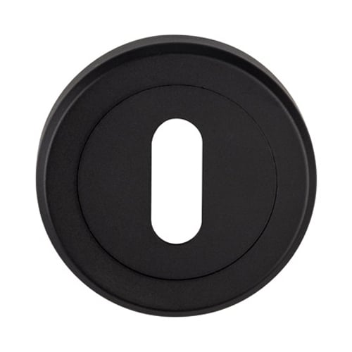 Serozzetta SZM003MB Standard Profile Escutcheon - Matt Black (LEAD TIME: 2-3 DAYS)