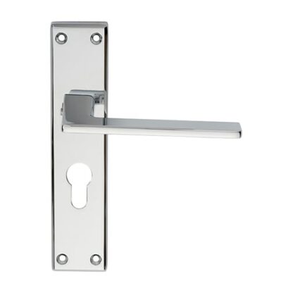 Serozzetta SZM034YCP Zone Lever On Euro Lock Backplate (LEAD TIME: 2-3 DAYS)