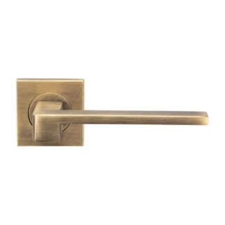 Serozzetta SZM370AB Equi Lever On Square Rose (LEAD TIME: 2-3 DAYS)