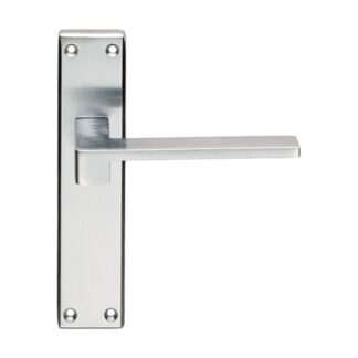 Serozzetta SZM372SC Equi Lever On Latch Backplate (LEAD TIME: 2-3 DAYS)